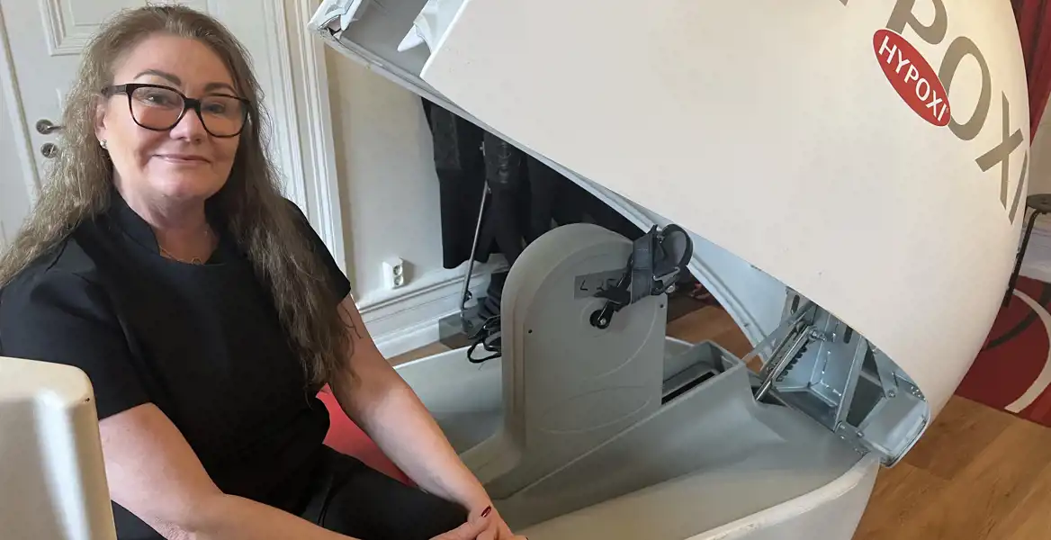 Susanne Erixon, ägare av Hypoxi Göteborg