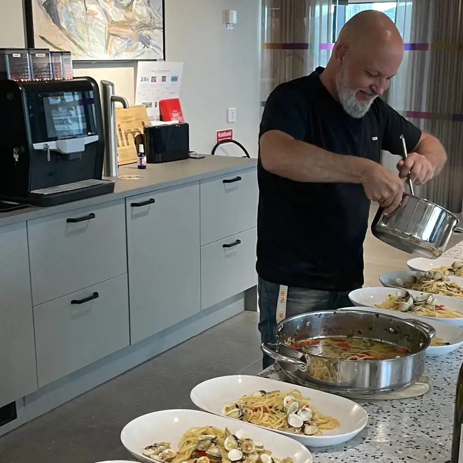 Almi Västs egna chefskock Stefano Crozzoli