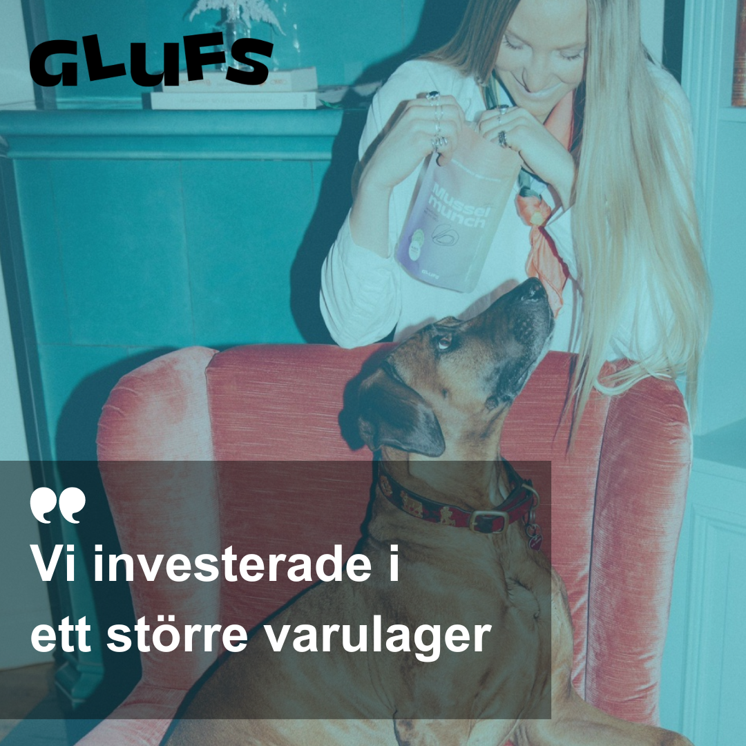 Vi investerade i ett större varulager