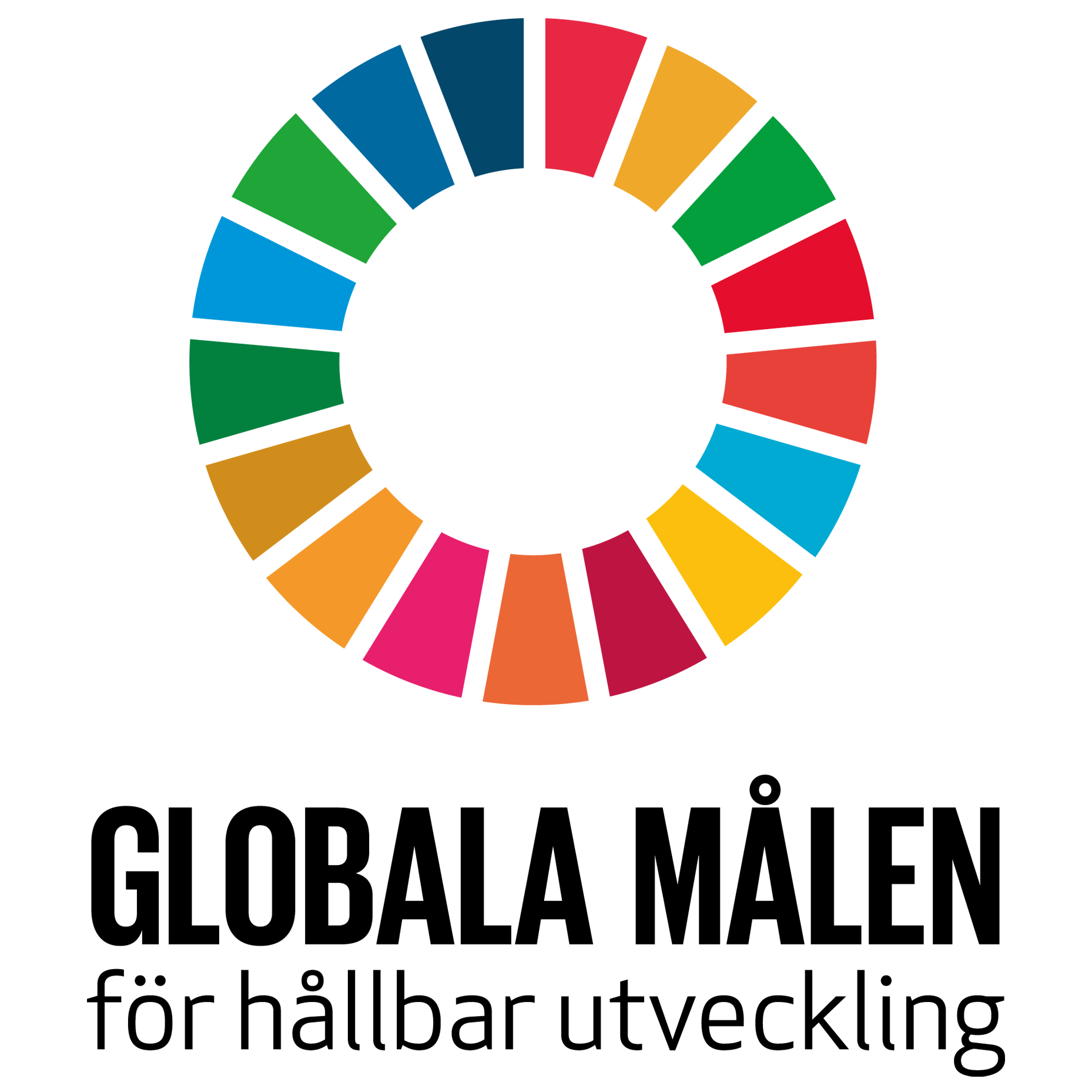Logotyp för de globala målen för hållbar utveckling.