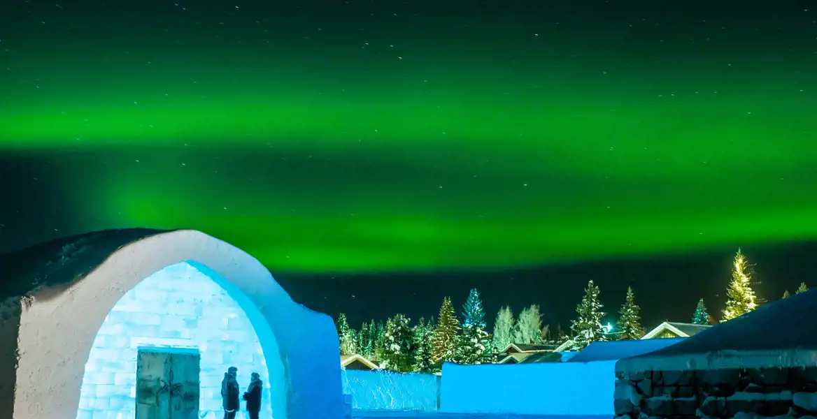 ICEHOTEL entrance. Photo Asaf Kliger