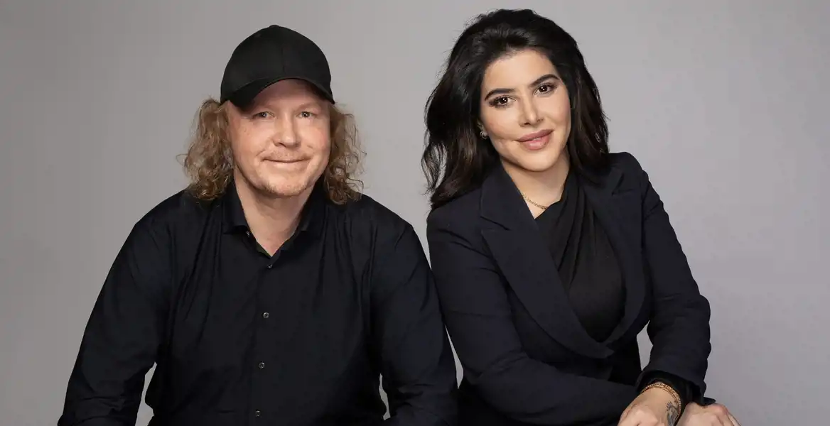 Matti Larsson och Delia Zadius, grundare av EduTechSmart