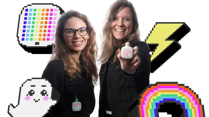 Beatrice Ionascu och Dora Palfi har grundat ImagiLabs med verktyg för att lära barn, men också lärare, att programmera.