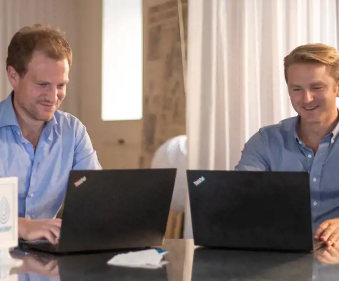 Bobo Delemark och Johan Danielsson