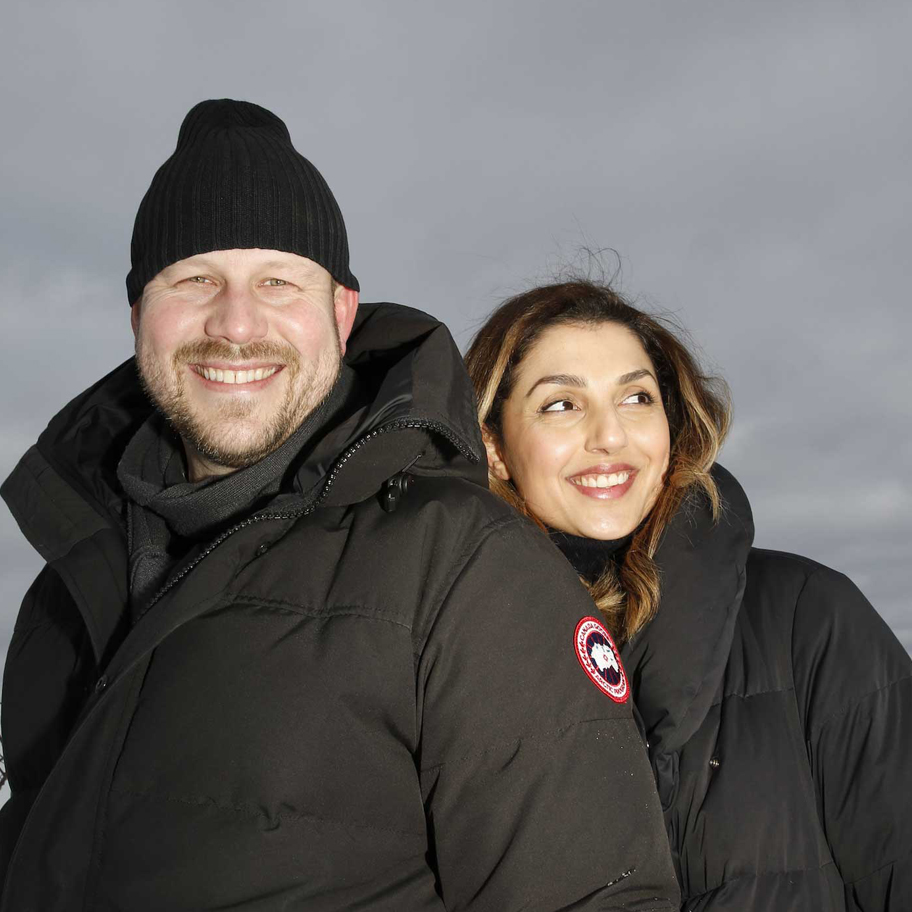 Christian Lystrup och Yalda Mirbaz