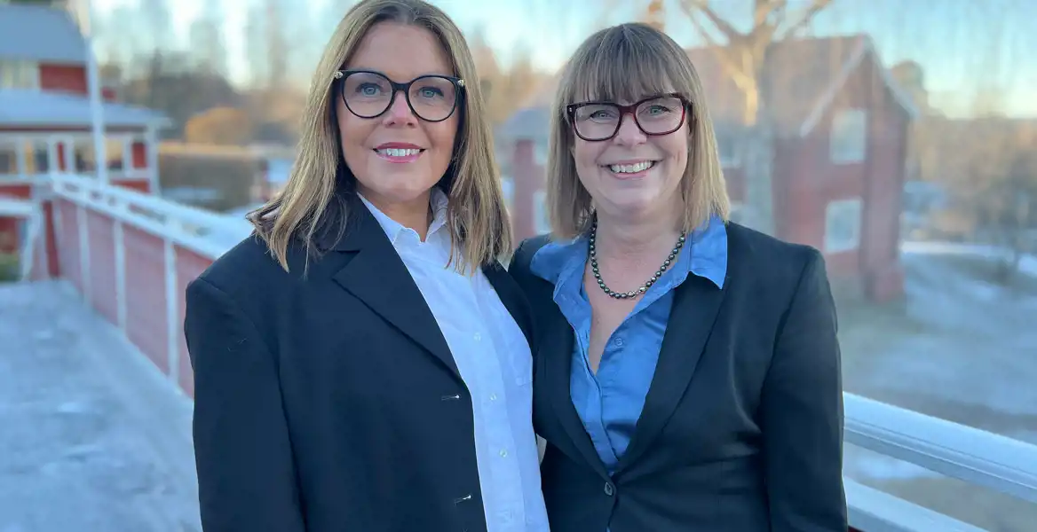 Anna Rosengren, VD Almi GävleDala och Anna Lundmark Lundbergh, vd Almi Värmland