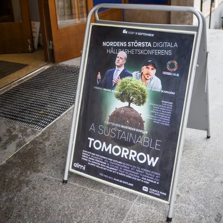 En affisch för evenemanget.