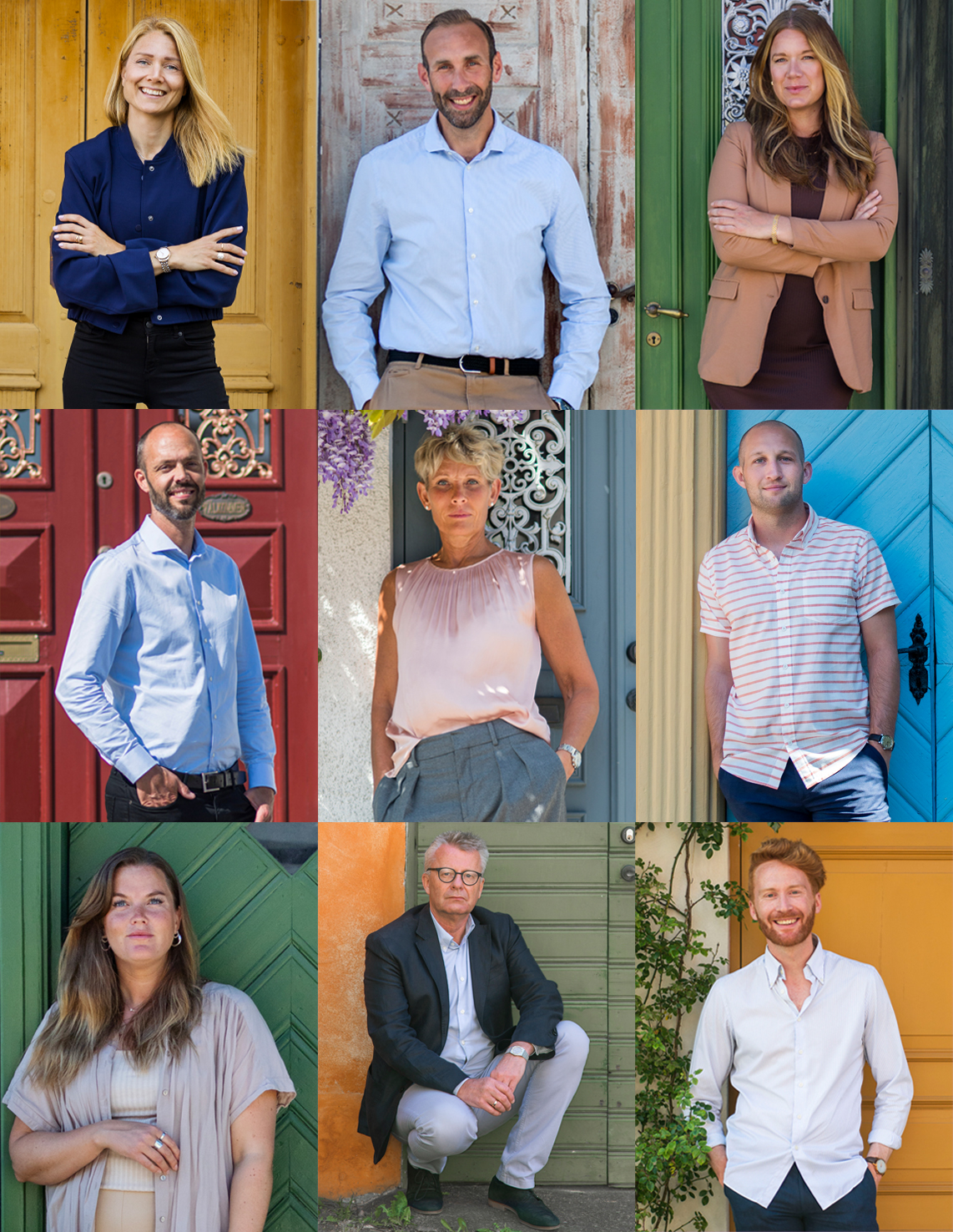 Bild på alla anställda på Almi Gotland.