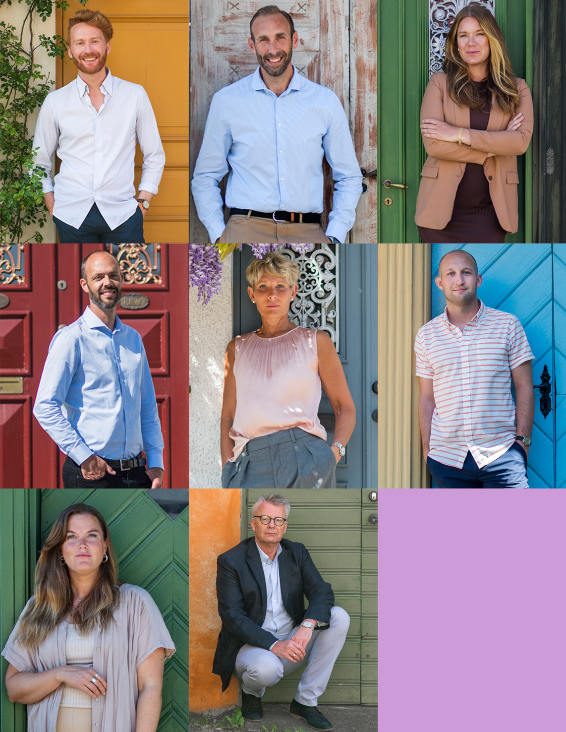 Bild på alla anställda på Almi Gotland.